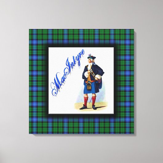 Clan MacIntyre Scottish Dream Canvas Afdruk (Voorkant)