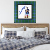 Clan MacIntyre Scottish Dream Canvas Afdruk (Insitu (Slaapkamer))