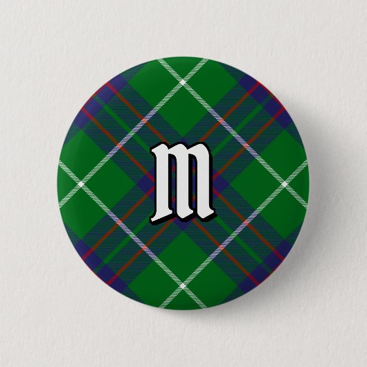 Clan MacIntyre Tartan Button (Voorkant)