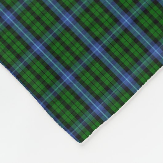 Clan MacIntyre Tartan Fleece Deken (Hoek)