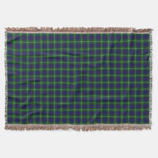 Clan MacIntyre Tartan Pset Deken (Voorkant)