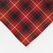 Clan MacIver Tartan Red Scottish Pset Fleece Deken (Hoek)