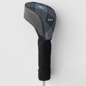 Clan MacKay Blauwe Tartan Golfheadcover (Schuin)
