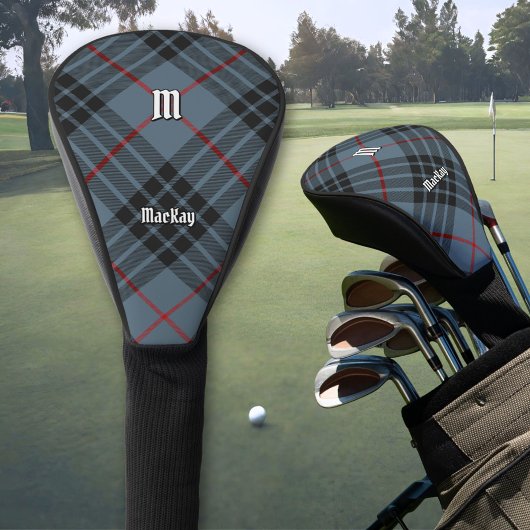 Clan MacKay Blauwe Tartan Golfheadcover