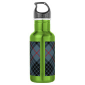 Clan MacKay Blauwe Tartan Waterfles (Achterkant)