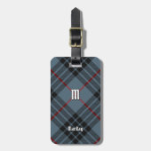 Clan MacKay Blue Tartan Bagagelabel (Voorkant verticaal)