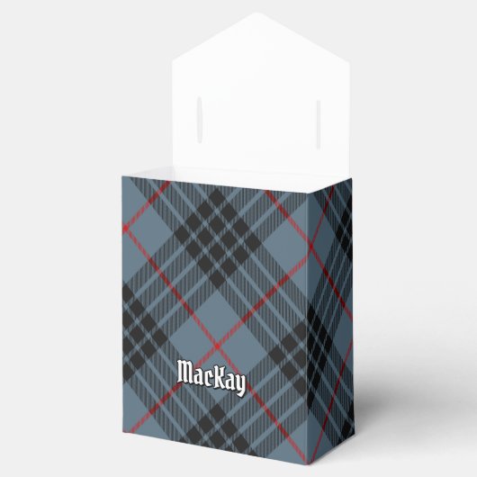 Clan MacKay Blue Tartan Bedankdoosjes (Geopend)