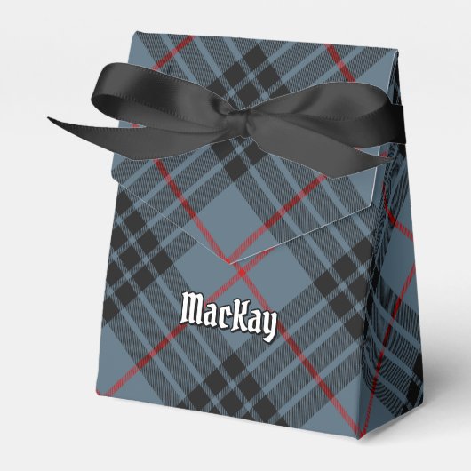 Clan MacKay Blue Tartan Bedankdoosjes (Voorkant Zijde)