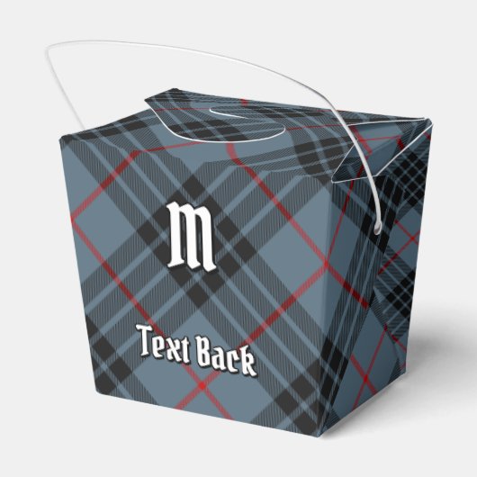 Clan MacKay Blue Tartan Bedankdoosjes (Achterkant)