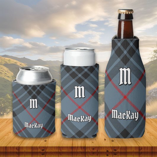 Clan MacKay Blue Tartan Blikjeskoeler