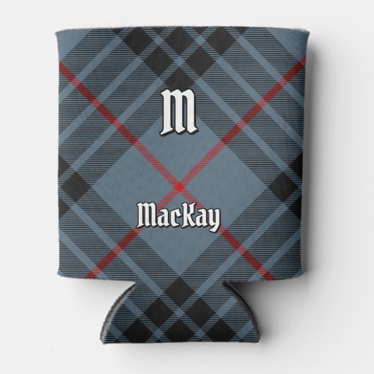 Clan MacKay Blue Tartan Blikjeskoeler (Voorkant)