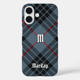 Clan MacKay Blue Tartan iPhone 16 Hoesje