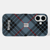 Clan MacKay Blue Tartan Case-Mate iPhone Case (Achterkant (horizontaal))