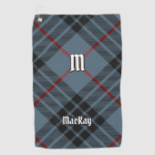Clan MacKay Blue Tartan Golfhanddoek (Voorkant)