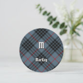 Clan MacKay Blue Tartan Kaart (Staand voorkant)