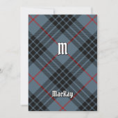 Clan MacKay Blue Tartan Kaart (Voorkant)