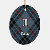 Clan MacKay Blue Tartan Keramisch Ornament (Rechts)