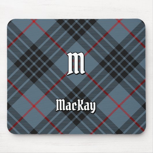 Clan MacKay Blue Tartan Muismat (Voorkant)