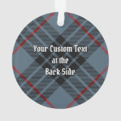 Clan MacKay Blue Tartan Ornament (achterkant)