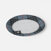 Clan MacKay Blue Tartan Papieren Bordje (Gekanteld)