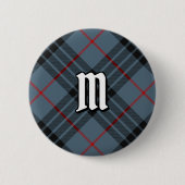 Clan MacKay Blue Tartan Ronde Button 5,7 Cm (Voorkant)
