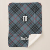 Clan MacKay Blue Tartan Sherpa Deken (Voorkant)
