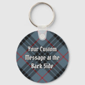 Clan MacKay Blue Tartan Sleutelhanger (Achterkant)