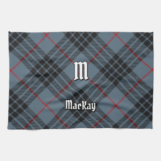 Clan MacKay Blue Tartan Theedoek (Horizontaal)