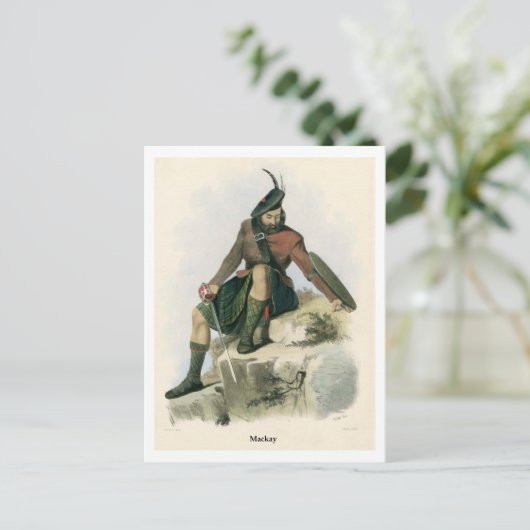 Clan Mackay Briefkaart (Staand voorkant)