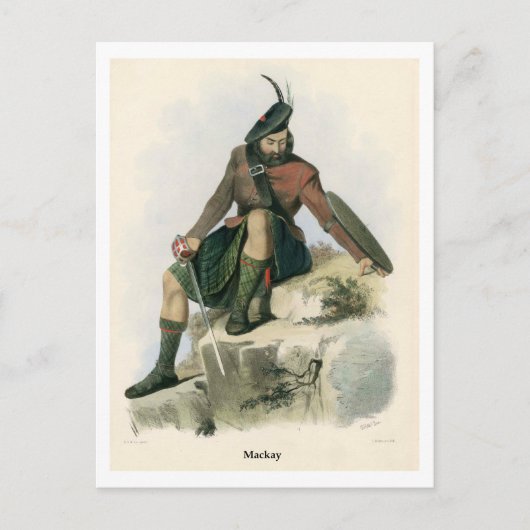 Clan Mackay Briefkaart (Voorkant)