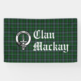 Clan Mackay Crest Badge and Tartan Spandoek