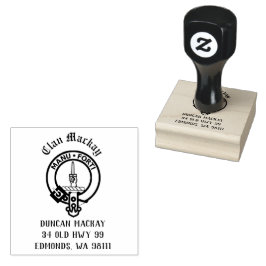 Clan Mackay Crest Badge Rubberstempel
