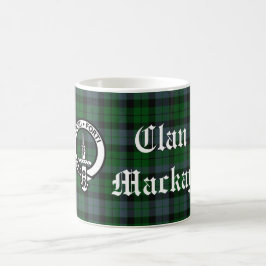 Clan Mackay Crest Badge & Tartan Koffiemok