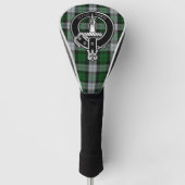 Clan MacKay Crest & Dress Tartan Golf Head Hoesje Golfheadcover (Voorkant)