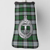 Clan MacKay Crest & Dress Tartan Golfheadcover (Draai 90)