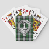 Clan MacKay Crest & Dress Tartan Pokerkaarten (Achterkant)