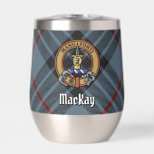 Clan MacKay Crest over Blue Tartan (Voorkant)
