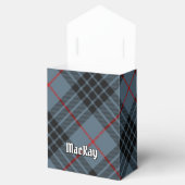 Clan MacKay Crest over Blue Tartan Bedankdoosjes (Geopend)
