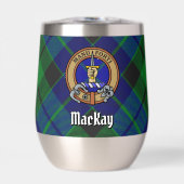 Clan MacKay Crest over Tartan (Voorkant)