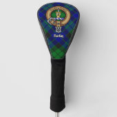 Clan MacKay Crest over Tartan Golfheadcover (Voorkant)