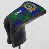 Clan MacKay Crest over Tartan Golfheadcover (3/4 voorkant)