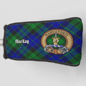 Clan MacKay Crest over Tartan Golfheadcover (Voorkant)