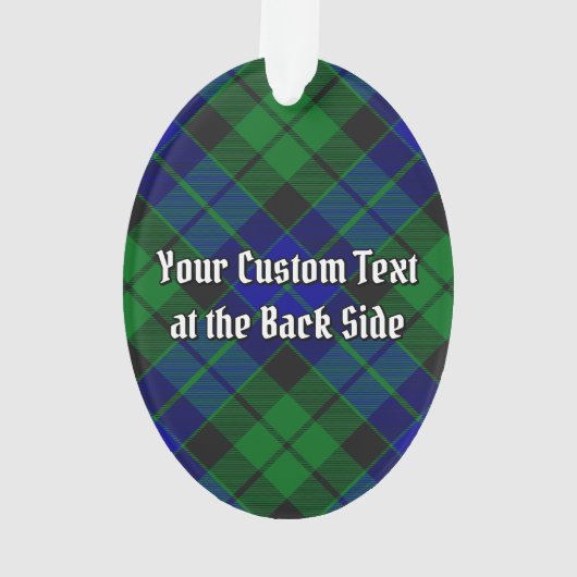 Clan MacKay Crest over Tartan Ornament (achterkant)