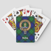 Clan MacKay Crest over Tartan Pokerkaarten (Achterkant)