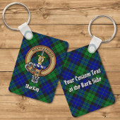 Clan MacKay Crest over Tartan Sleutelhanger
