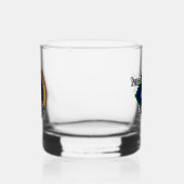 Clan MacKay Crest over Tartan Whisky Glas (Links)