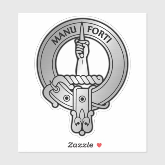 Clan MacKay Crest Sticker (Vel)