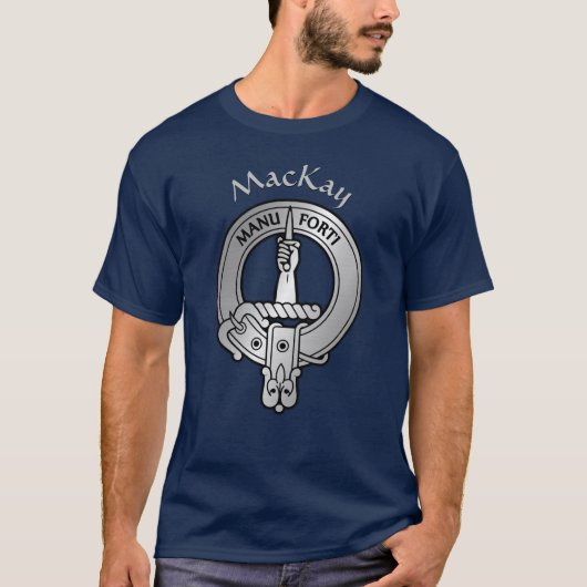 Clan MacKay Crest T-shirt (Voorkant)