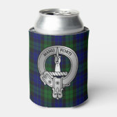Clan MacKay Crest & Tartan Blikjeskoeler (Blikje Voorkant)