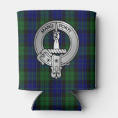 Clan MacKay Crest & Tartan Blikjeskoeler (Achterkant)